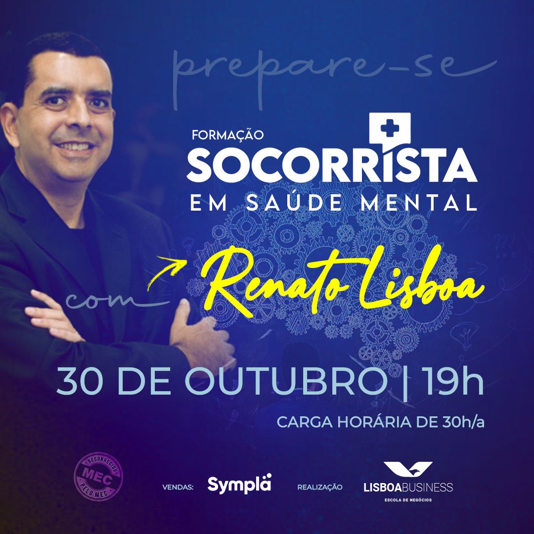 Curso de Formação de Socorrista em Saúde Mental está com Inscrições Abertas